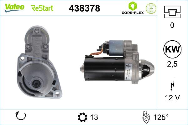 VALEO 438378 - Starter www.molydon.hr