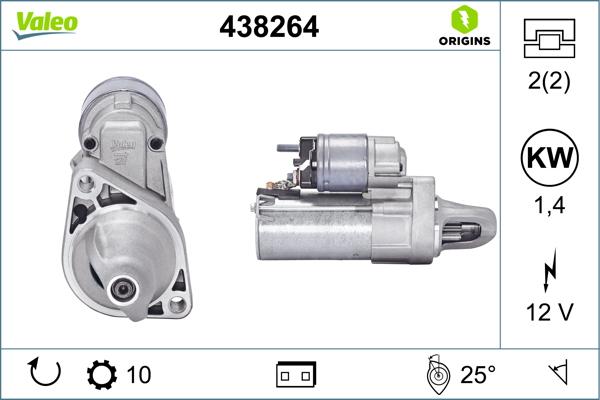 VALEO 438264 - Starter www.molydon.hr
