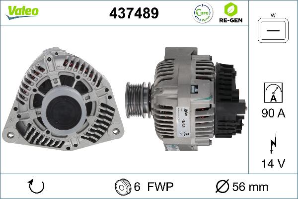 VALEO 437489 - Alternator www.molydon.hr
