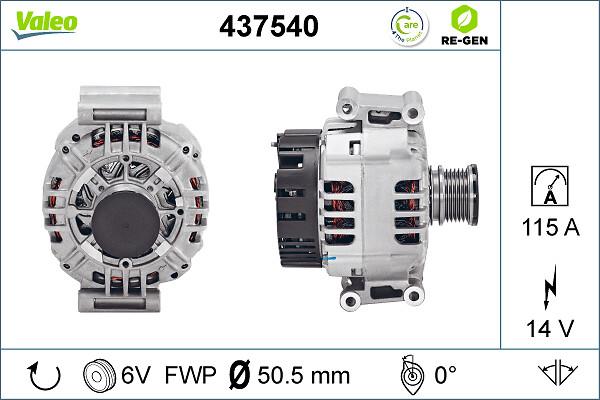 VALEO 437540 - Alternator www.molydon.hr