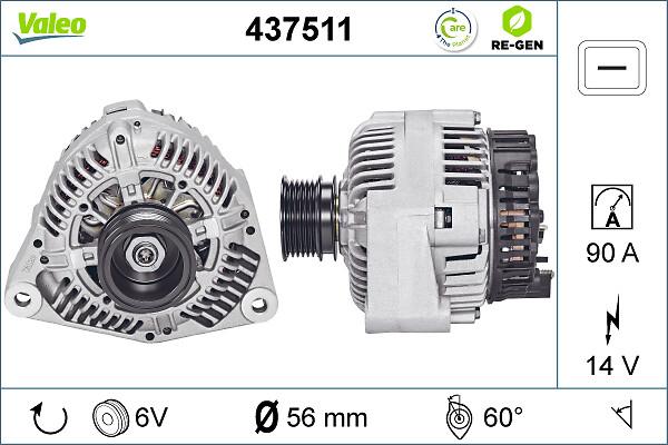 VALEO 437511 - Alternator www.molydon.hr