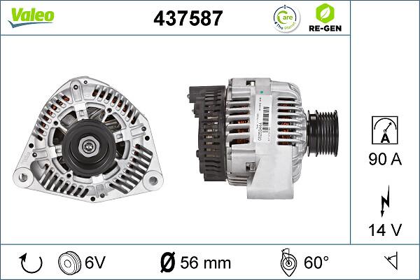 VALEO 437587 - Alternator www.molydon.hr