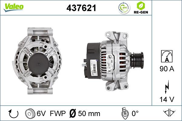 VALEO 437621 - Alternator www.molydon.hr