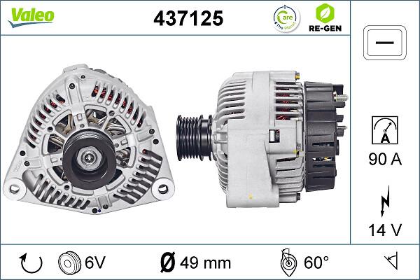 VALEO 437125 - Alternator www.molydon.hr