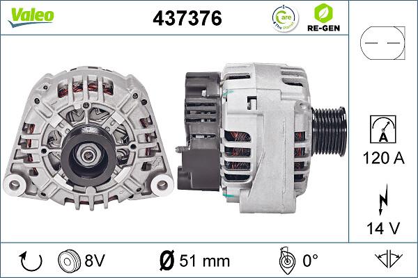 VALEO 437376 - Alternator www.molydon.hr