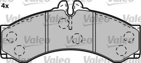 VALEO 541664 - Komplet Pločica, disk-kočnica www.molydon.hr