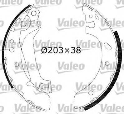 Valeo 553821 - Komplet kočnica, bubanj kočnice www.molydon.hr