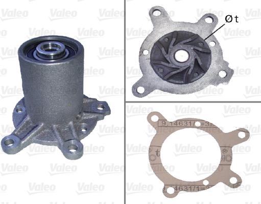 VALEO 506343 - Vodena pumpa www.molydon.hr