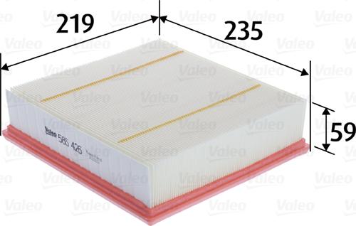 VALEO 585426 - Filter za zrak www.molydon.hr