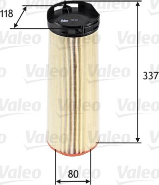 VALEO 585668 - Filter za zrak www.molydon.hr