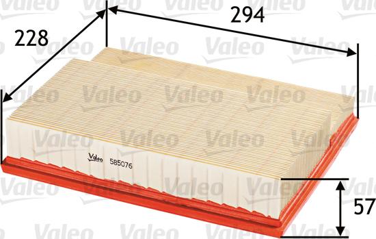 VALEO 585076 - Filter za zrak www.molydon.hr