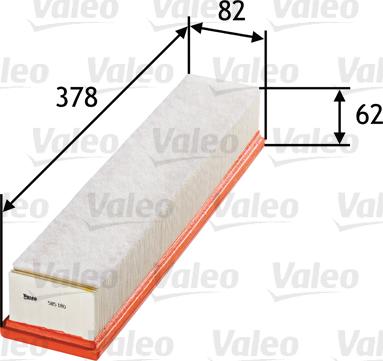 Valeo 585180 - Filter za zrak www.molydon.hr