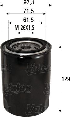 Valeo 586095 - Filter za ulje www.molydon.hr