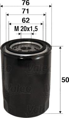 VALEO 586001 - Filter za ulje www.molydon.hr