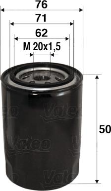 Valeo 586001 - Filter za ulje www.molydon.hr