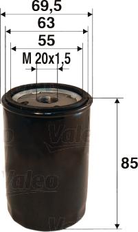 Valeo 586021 - Filter za ulje www.molydon.hr