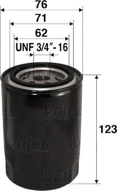 VALEO 586070 - Filter za ulje www.molydon.hr