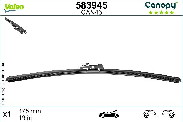 VALEO 583945 - Metlica brisača www.molydon.hr