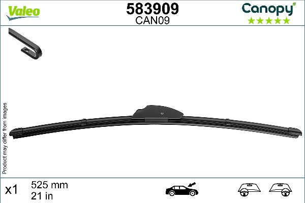 VALEO 583909 - Metlica brisača www.molydon.hr