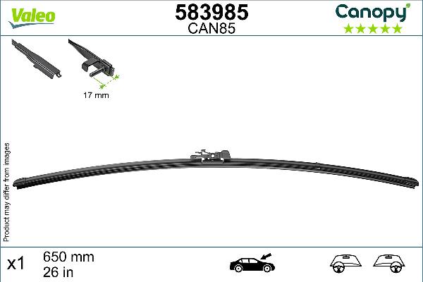 VALEO 583985 - Metlica brisača www.molydon.hr
