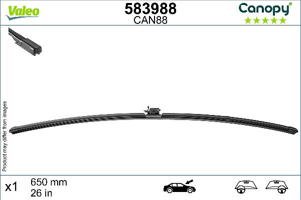 VALEO 583988 - Metlica brisača www.molydon.hr