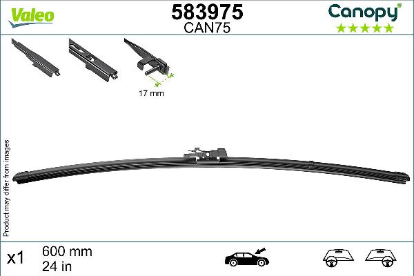 VALEO 583975 - Metlica brisača www.molydon.hr