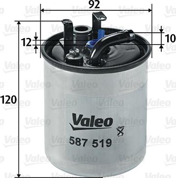 VALEO 587519 - Filter za gorivo www.molydon.hr