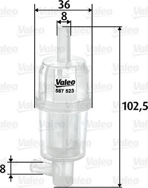 VALEO 587523 - Filter za ulje www.molydon.hr