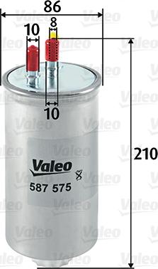 Valeo 587575 - Filter za gorivo www.molydon.hr