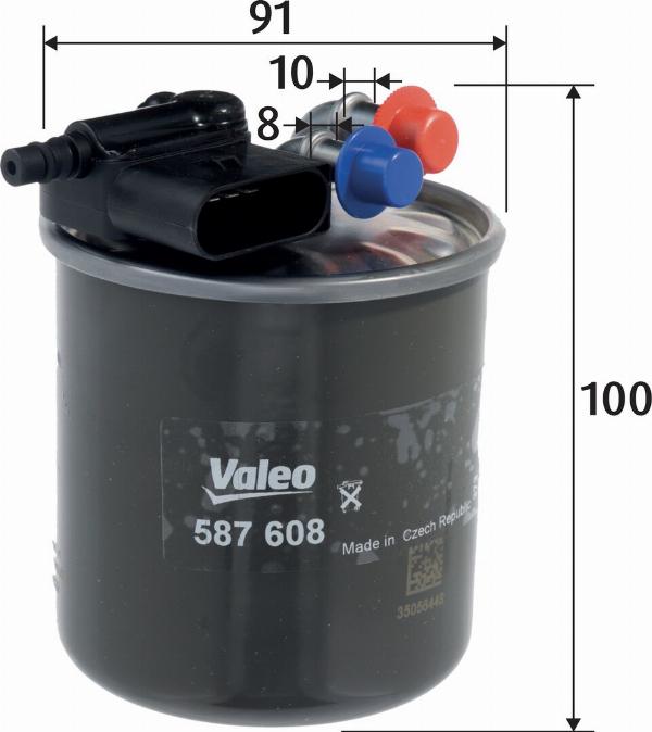 VALEO 587608 - Filter za gorivo www.molydon.hr