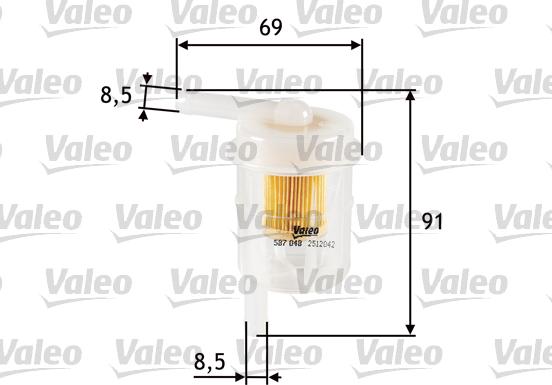 Valeo 587048 - Filter za gorivo www.molydon.hr