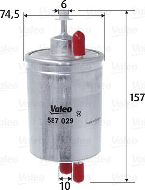 VALEO 587029 - Filter za gorivo www.molydon.hr