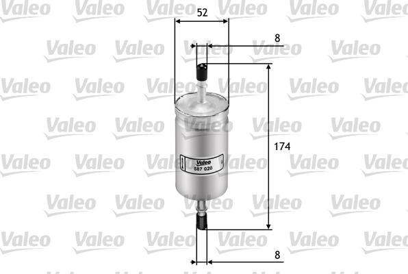 Valeo 587020 - Filter za gorivo www.molydon.hr