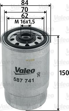 Valeo 587741 - Filter za gorivo www.molydon.hr