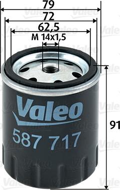 VALEO 587717 - Filter za gorivo www.molydon.hr
