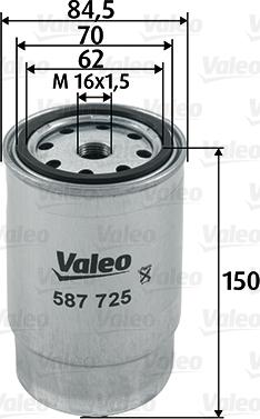 Valeo 587725 - Filter za gorivo www.molydon.hr
