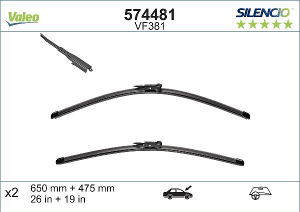 VALEO 574481 - Metlica brisača www.molydon.hr