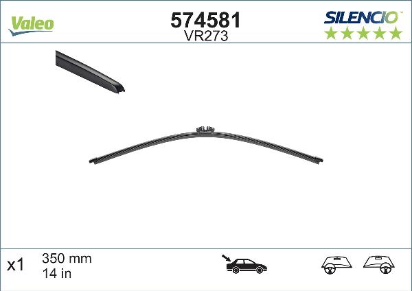 VALEO 574581 - Metlica brisača www.molydon.hr