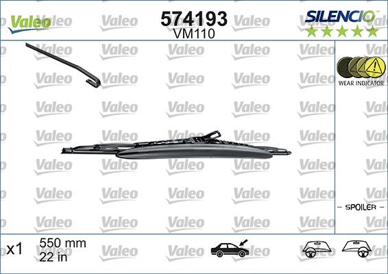 VALEO 574193 - Metlica brisača www.molydon.hr