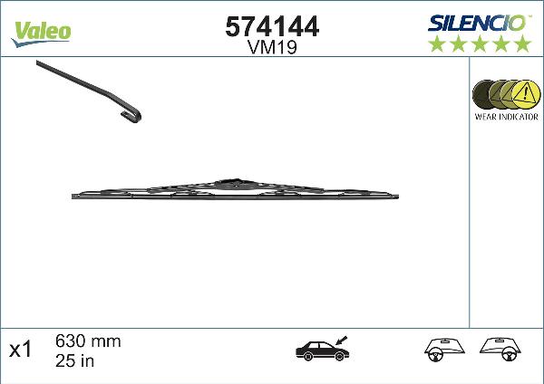 VALEO 574144 - Metlica brisača www.molydon.hr