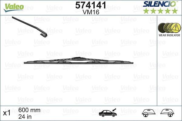 VALEO 574141 - Metlica brisača www.molydon.hr