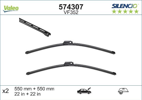 VALEO 574307 - Metlica brisača www.molydon.hr