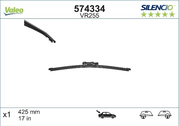 VALEO 574334 - Metlica brisača www.molydon.hr