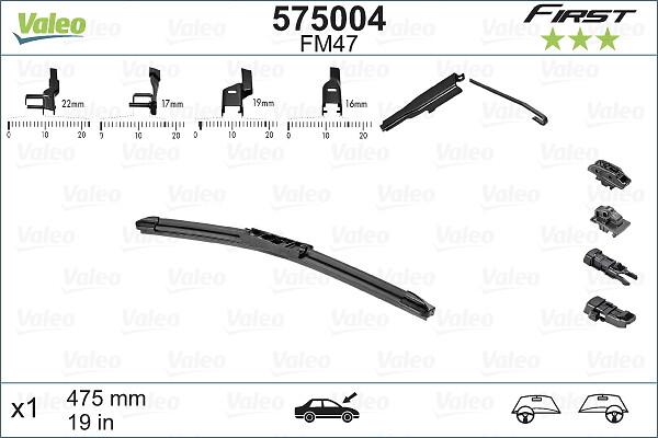 VALEO 575004 - Metlica brisača www.molydon.hr