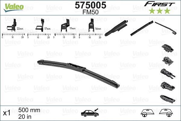 VALEO 575005 - Metlica brisača www.molydon.hr