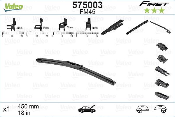 VALEO 575003 - Metlica brisača www.molydon.hr