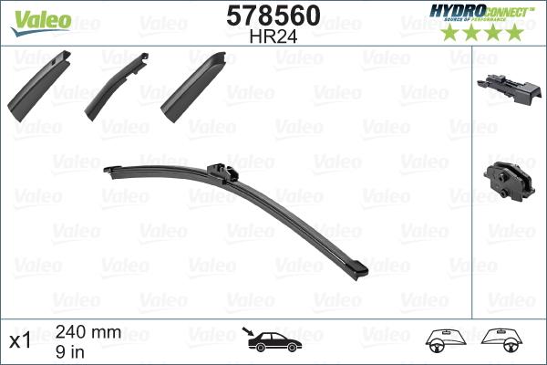 VALEO 578560 - Metlica brisača www.molydon.hr
