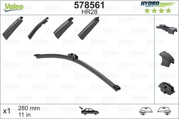 VALEO 578561 - Metlica brisača www.molydon.hr