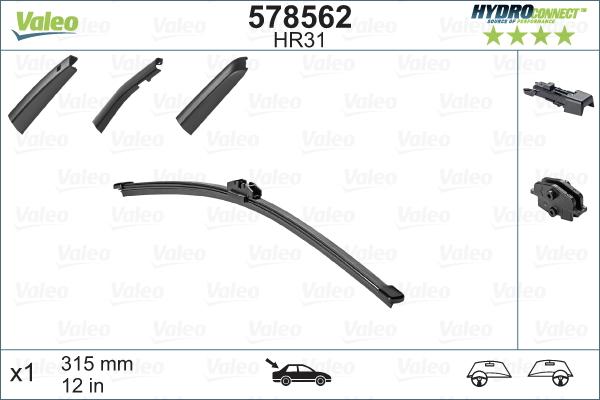 VALEO 578562 - Metlica brisača www.molydon.hr