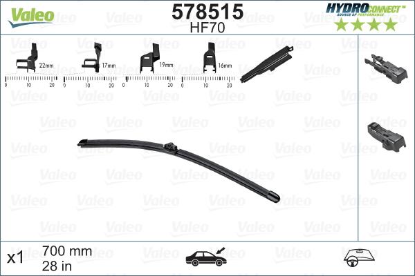 VALEO 578515 - Metlica brisača www.molydon.hr